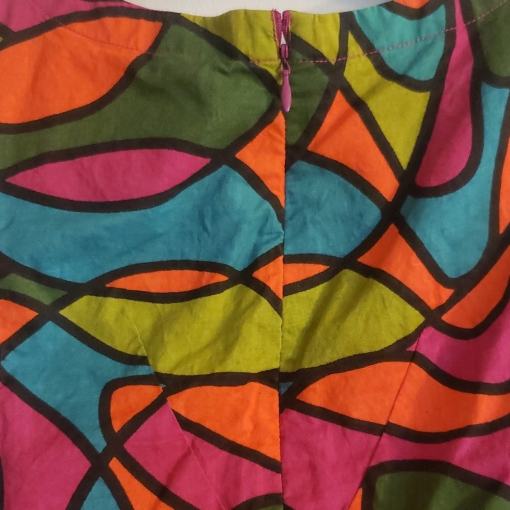 Anthropologie Fish Fry Colored Dress small - Picture 6 of 6